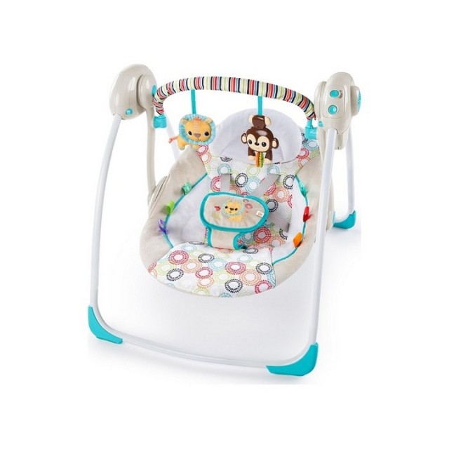 KIDS II BRIGHT STARTS LJULJAŠKA - PETITE JUNGLE - Online Apoteka KIDS II BRIGHT STARTS LJULJAŠKA - PETITE JUNGLE